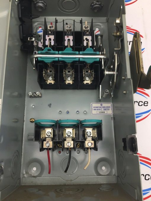 SIEMENS ID361 INDUSTRIAL DUTY ENCLOSED SWITCH STATION 600V 30A 3 POLE - Image 4