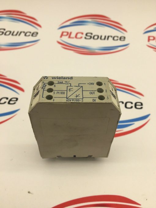 WIELAND ASV PT 100-3 ANALOG MODULE