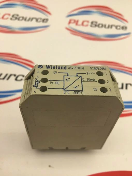 WIELAND ASV PT 100-2 ANALOG AMPLIFIER MODULE