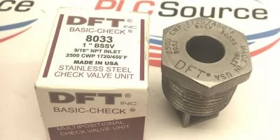 DFT 8033 STAINLESS STEEL CHECK VALVE UNIT
