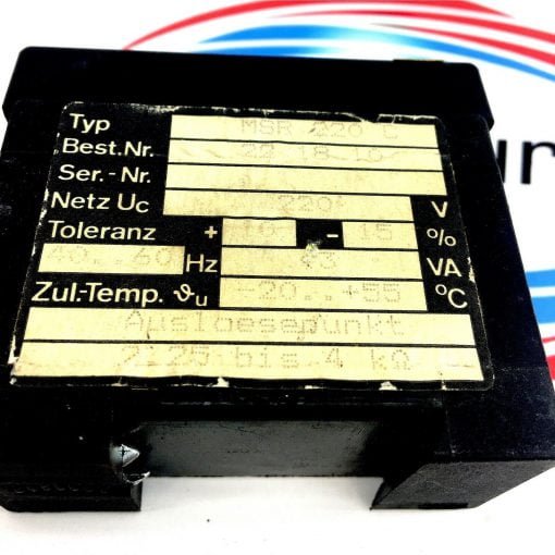 ZIEHL MSR220C 22-18-L0 PTC Thermistor Relay D717 - Image 4