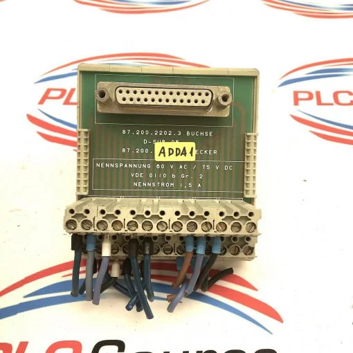 WIELAND 87.200.2202.3 TERMINAL BLOCK INTERFACE MODULE DIN RAIL MOUNT
