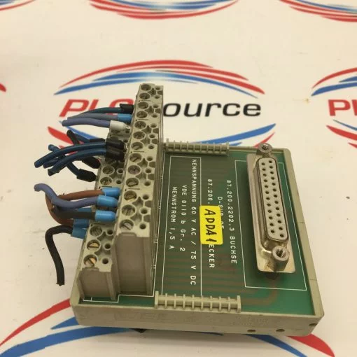 WIELAND 87.200.2202.3 TERMINAL BLOCK INTERFACE MODULE DIN RAIL MOUNT - Image 3