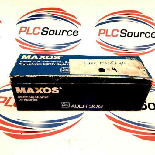 MAXOS DIN 7080-40 BOROSILICATE SAFETY SIGHT GLASS 45X10  4-PIECES
