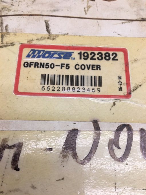 MORSE GFRN50-F5 CIRCULAR 8-BOLT FLANGE COVER 192382 - Image 2