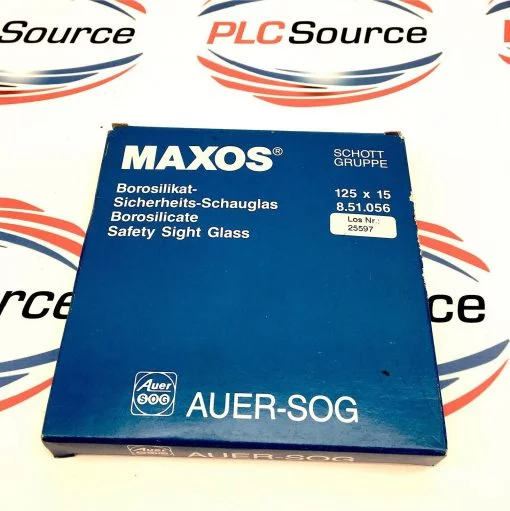 MAXOS DIN 7080-10 BOROSILICATE SAFETY SIGHT GLASS 125X15 - Image 3