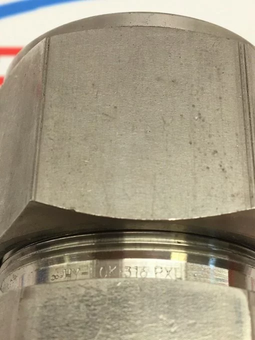 HY-LOK 316PXL STAINLESS STEEL COMPRESSION FITTING 1-1/4”EPH3 - Image 2