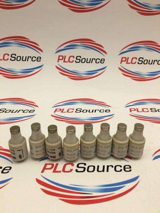 ORIGINAL DIAZED 5SD4 3 20A 500V  BOTTLE FUSES LOT OF 8