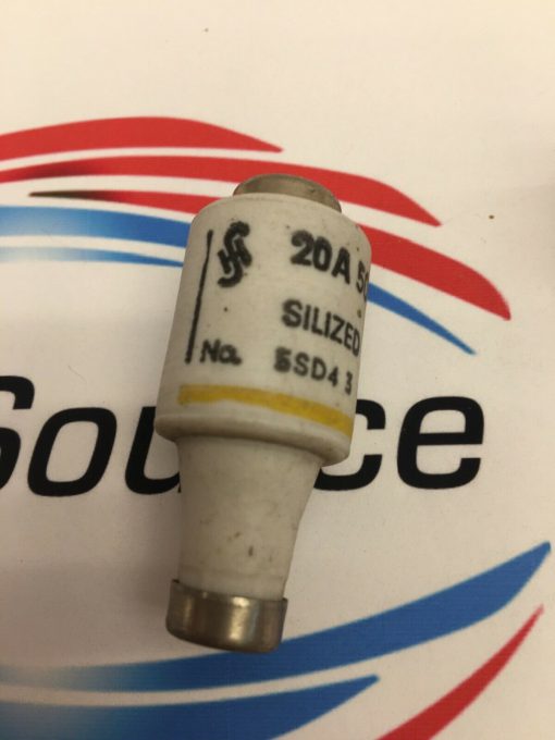 ORIGINAL DIAZED 5SD4 3 20A 500V  BOTTLE FUSES LOT OF 8 - Image 2