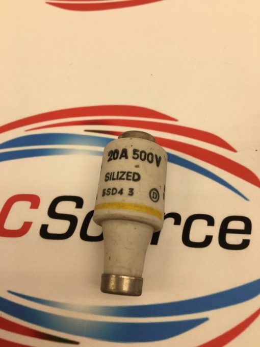 ORIGINAL DIAZED 5SD4 3 20A 500V  BOTTLE FUSES LOT OF 8 - Image 3