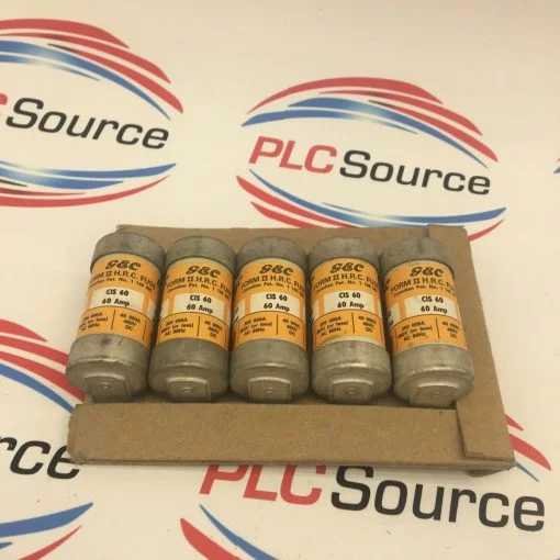 GEC CIS60 60A HRC FUSE LINKS 5-PACK