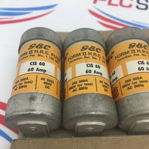 GEC CIS60 60A HRC FUSE LINKS 5-PACK - Image 2