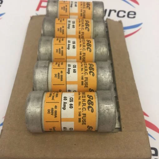 GEC CIS60 60A HRC FUSE LINKS 5-PACK - Image 3