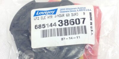 NEW! LOVEJOY 685144 38607 LF2 ELE HTR W/HDWR 60 DURO FAST SHIP!!! (H152) 1