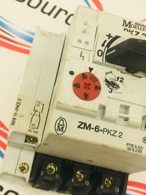 KLOCKNER MOELLER ZM-6-PKZ 2 TRIP OVERLOAD RELAY - Image 2