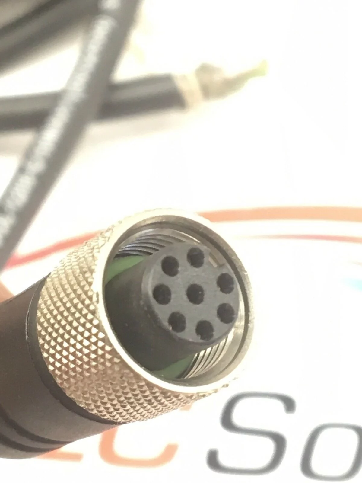 SICK DOL-1208-G10MAH1 HIPERFACE CABLE ASSEMBLY 8PIN MALE - Image 2