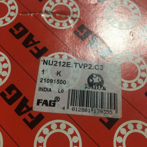 FAG NU212E.TVP2.C3 CYLINDRICAL ROLLER BEARING - Image 2