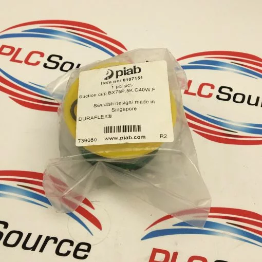 PIAB BX75P.5K.G40W.F DURAFLEX BELLOW SUCTION CUP ASSEMBLY