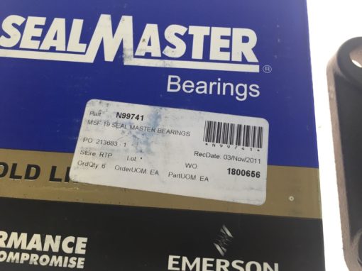 NEW IN BOX Seal Master MSF-19 1 3/16â? N99741 Ball Bearing Flange Unit, (H95) 2