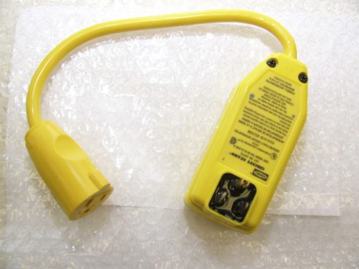 HUBBELL GFP1C PORTABLE GFCI with cord,1 ft