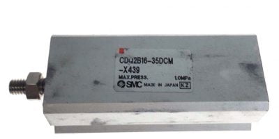NEW NO BOX SMC CDQ2B16-35DCM-X439Â Compact Air Cylinder, LONG STROKE, (F14) 1