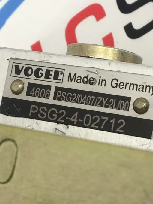 VOGEL PSG2-4-02712 MODULAR LUBRICATION FEEDER VALVE ASSEMBLY - Image 2