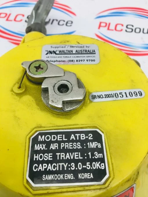SAMKOOK ENG. ATB-2 1MPA 1.3M 3.0-5.0KG  AIR HOSE BALANCER - Image 2