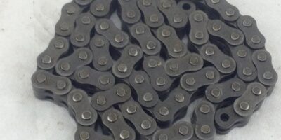 NEW! PEER BL 43 / 12-3 RIV. DOUBLE ROLLER CHAINS 2-PC 62