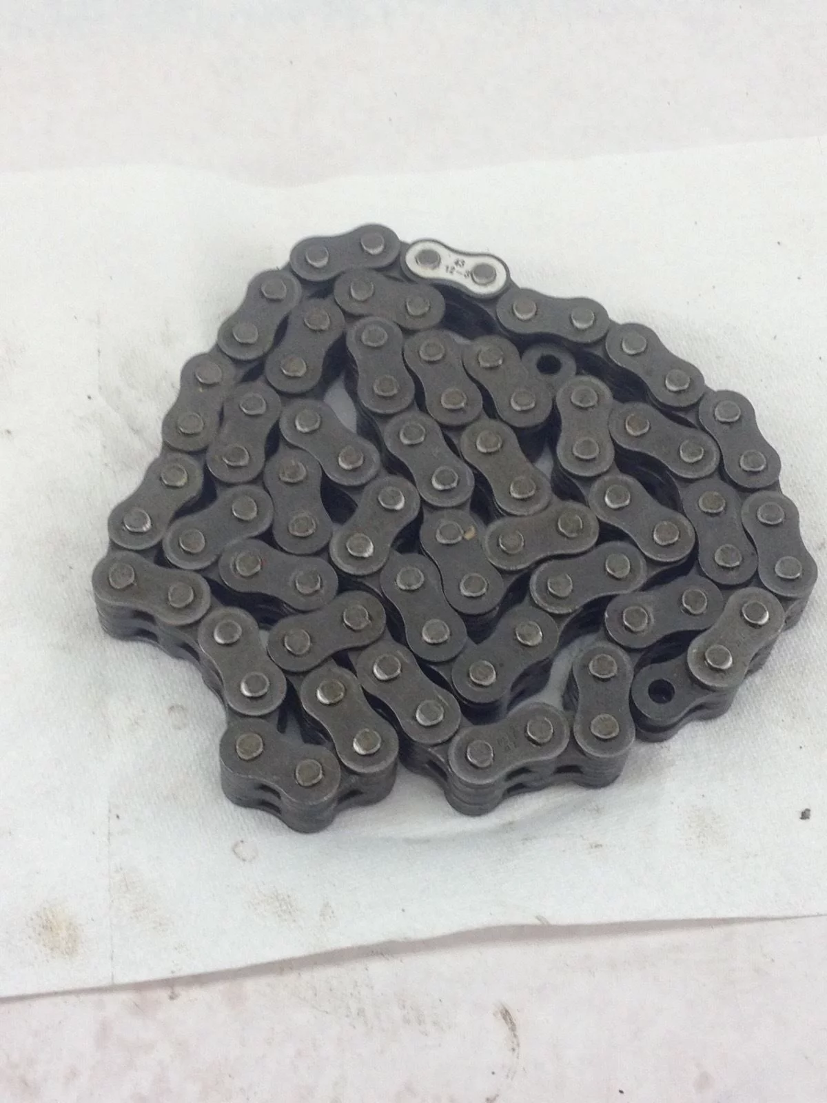 NEW! PEER BL 43 / 12-3 RIV. DOUBLE ROLLER CHAINS 2-PC 62