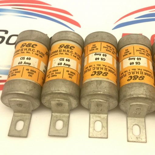 GEC CIS60 60A HRC FUSE  4-PACK