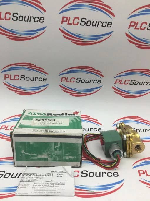 ASCO RED HAT 8210G1 120 2 WAY 3/8 IN DIAMETER 2 3/4 IN SOLENOID VALVE