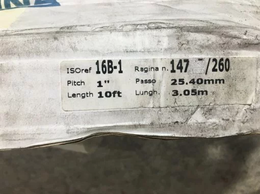 REGINA 16B-1 1" PITCH 10FT ROLLER CHAIN - Image 2