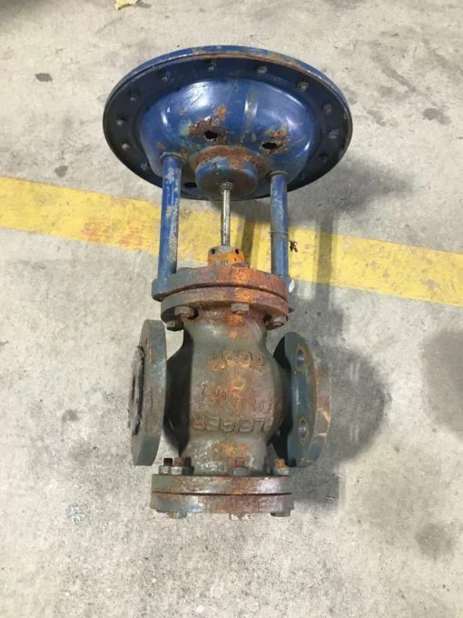 PLEIGER DN32 PN16 ACTUATED GLOBE VALVE