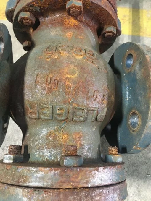 PLEIGER DN32 PN16 ACTUATED GLOBE VALVE - Image 2