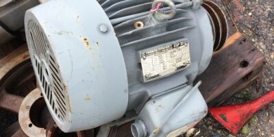 USED TOSHIBA B0054FLF2AMH 5HP 3 PHASE INDUCTION MOTOR 230/460V 1735RPM (CONNEX) 1