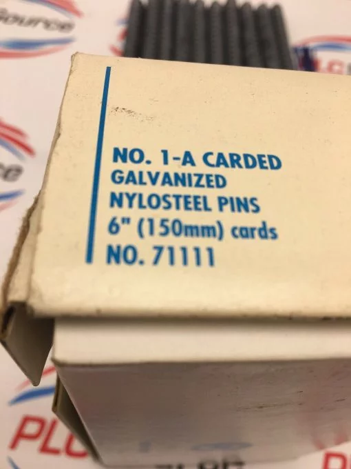 CLIPPER GALVANIZED NYLOSTEEL PINS 6" 150MM BELT FASTENERS - Image 2
