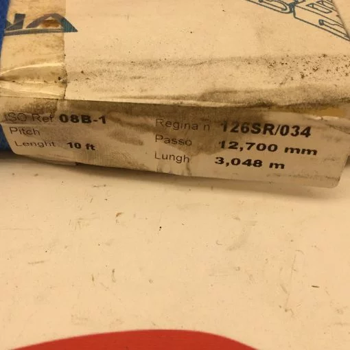 REGINA 08B-1 126SR/034 10FT ROLLER CHAIN - Image 2