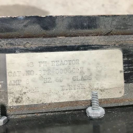 REX MANUFACTURING 3PR-000SCSH-E96 8 AMP 60 HZ  3 PH REACTOR - Image 4
