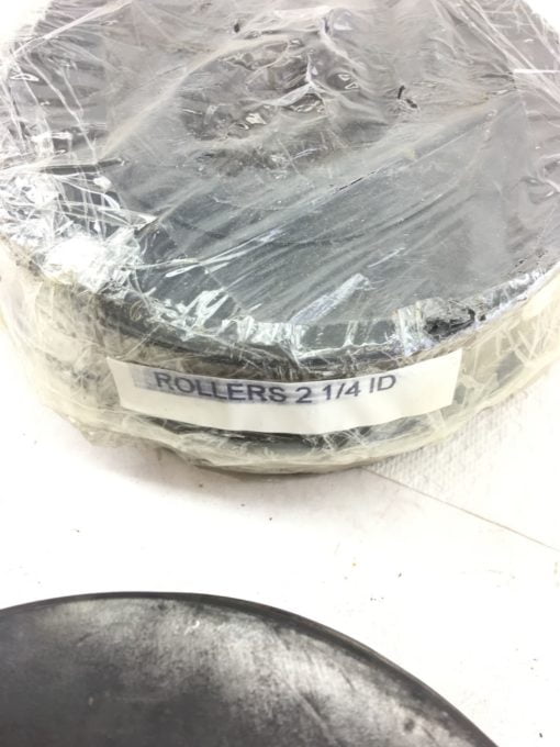 LOT OF 2 NEW ROLLERS, 2 1/2â? INSIDE DIAMETER, 7 1/4â? OUTSIDE DIAMETER, (B385) 2