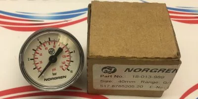 NORGREN 18-013-989 METRIC GAUGE 40MM 150 PSI