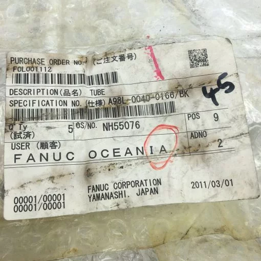FANUC ROBOTICS A98L-0040-0116/BK TUBING - Image 3