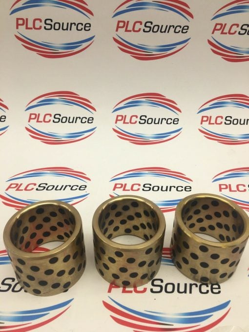 SANKYO OILLESS SOB-60-74-60 SELF-LUBRICATING BRASS BUSHINGS LOT OF 3 - Image 4