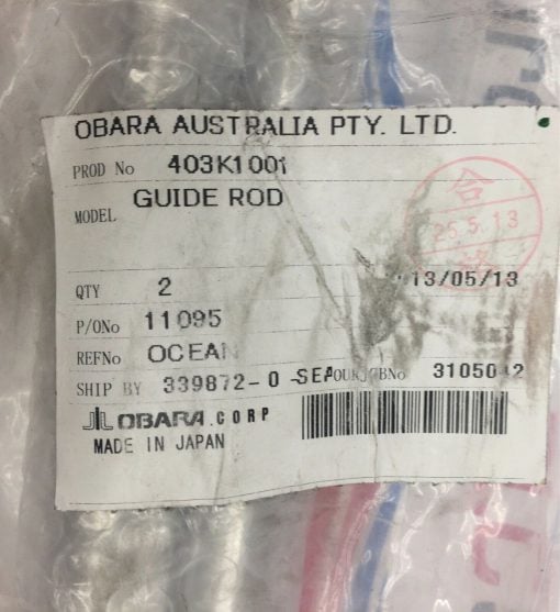 OBARA ROBOTICS 403K1001 GUIDE ROD 2-PACK - Image 2
