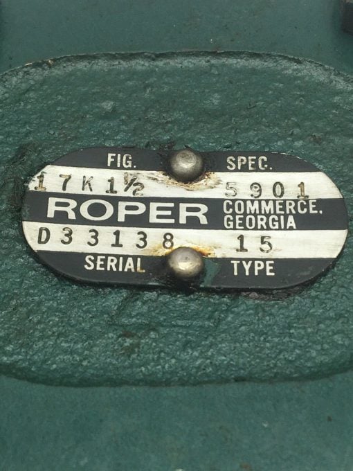 ROPER 17K 1-1/2 TYPE 15 GEAR PUMP - Image 2