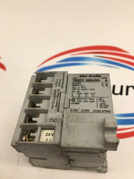 ALLEN BRADLEY 700DC-MB400 SERIES A MINI CONTROL RELAY - Image 2