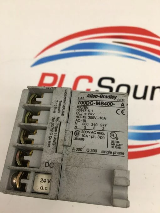 ALLEN BRADLEY 700DC-MB400 SERIES A MINI CONTROL RELAY - Image 3