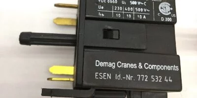DEMAG CRANES 772-532-44 10A 500V 7725324 VDE 0660