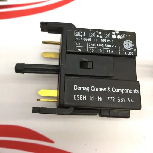 DEMAG CRANES 772-532-44 10A 500V 7725324 VDE 0660