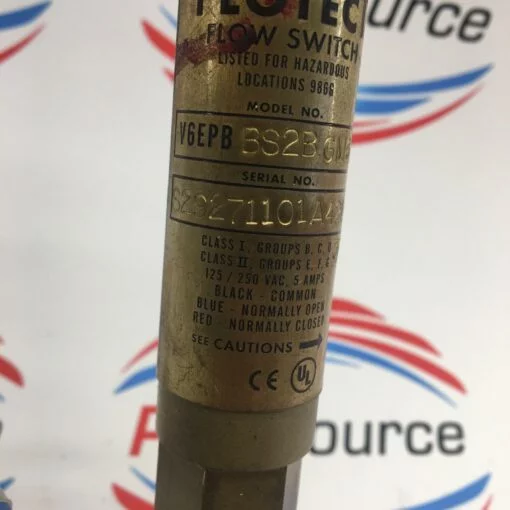 FLOTEC V6EPB-BS2BGM6 EE-3287-333-001 FLOW SWITCH - Image 2