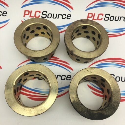 SANKYO OILLESS SOBF60-75-50 SELF-LUBRICATING  FLANGED BRASS BUSHINGS  4-PK - Image 3